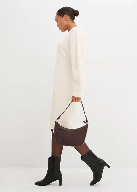 Strikket kjole i formstabilt materiale, bonprix