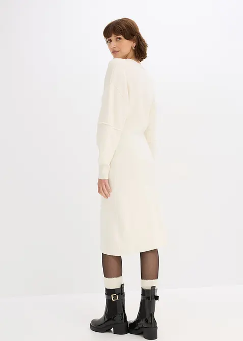 Strikket kjole i formstabilt materiale, bonprix