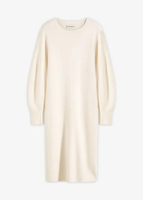 Strikket kjole i formstabilt materiale, bonprix