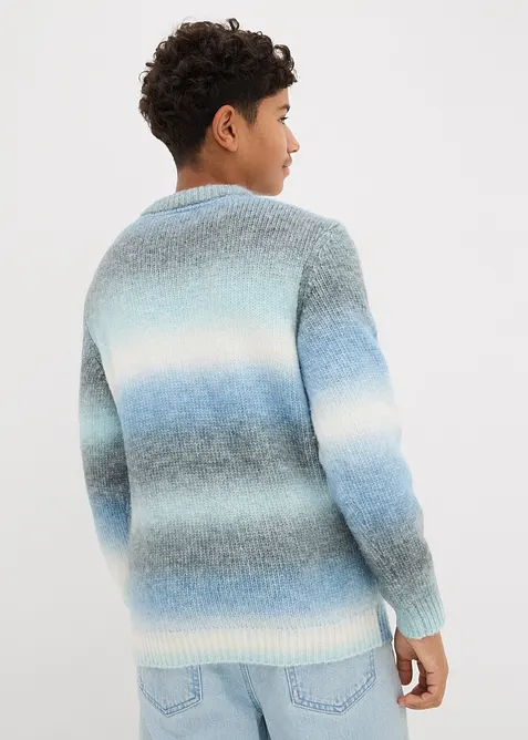 Grovstrikket genser med fargegradering, bonprix