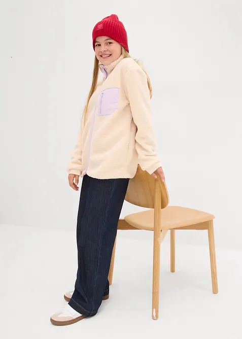 Teddy-fleecejakke, bonprix