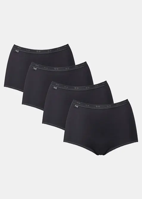 Sloggi Basic+ Truse med høy midje (4-pack), Sloggi