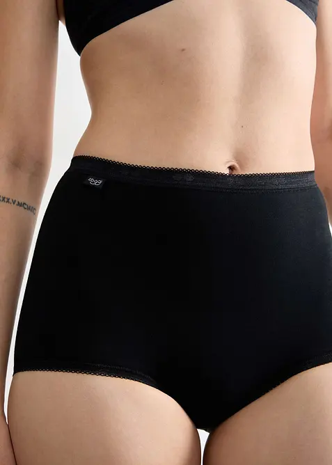 Sloggi Basic+ Truse med h&oslash;y midje (4-pack), Sloggi