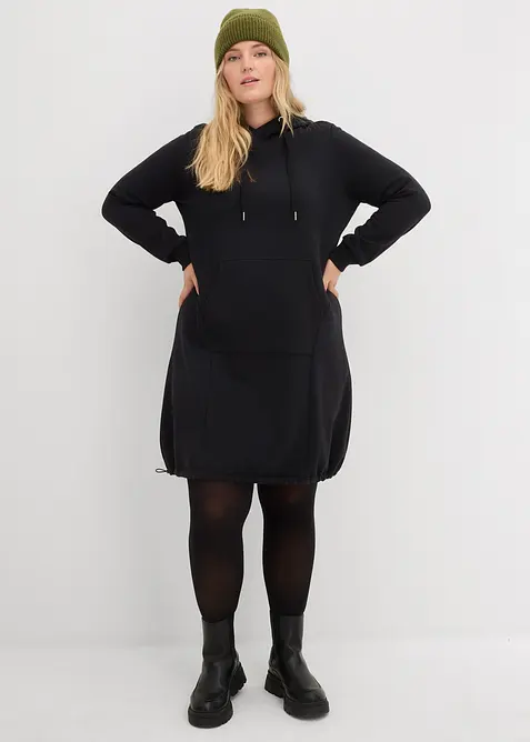 Sweatshirtkjole i bomullsmiks, bonprix