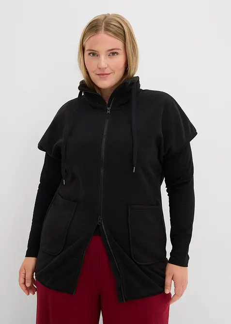 Fleecevest i resirkulert polyester, bonprix