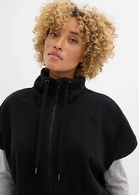 Fleecevest i resirkulert polyester, bonprix