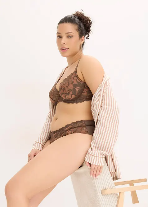 Hipstertruse i tofarget blonde, bonprix