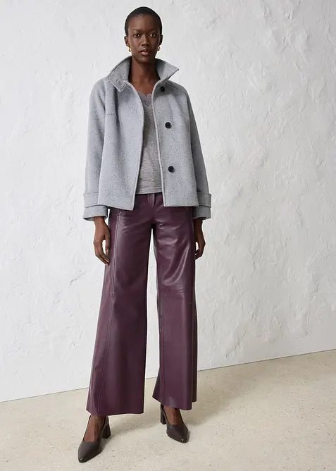 Jakke med myk ullandel, bonprix