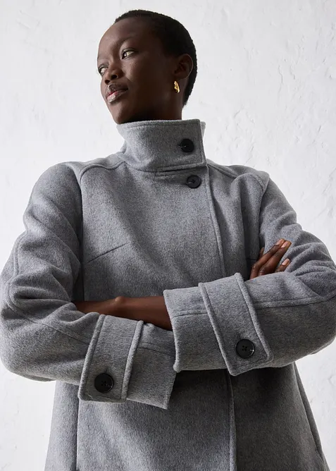 Jakke med myk ullandel, bonprix