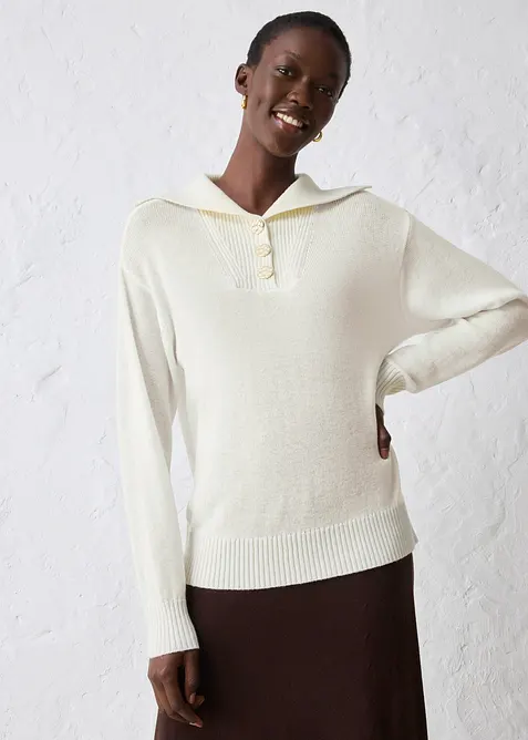 Genser i merinoull, bonprix