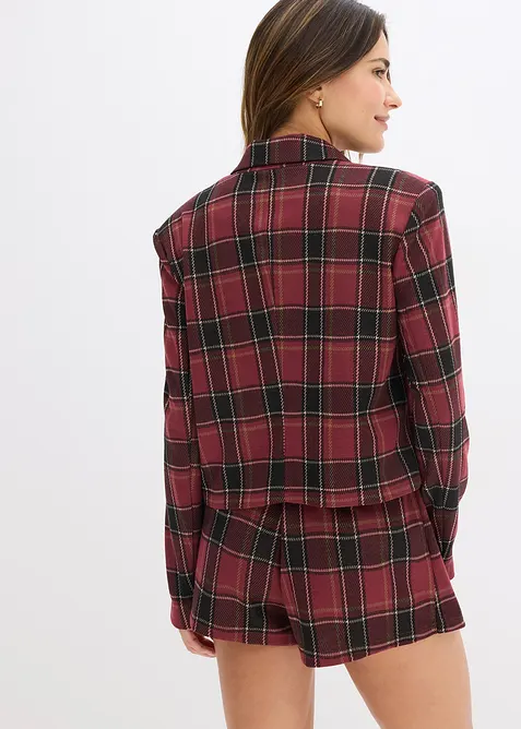 Kort blazer med smykkeknapp, bonprix