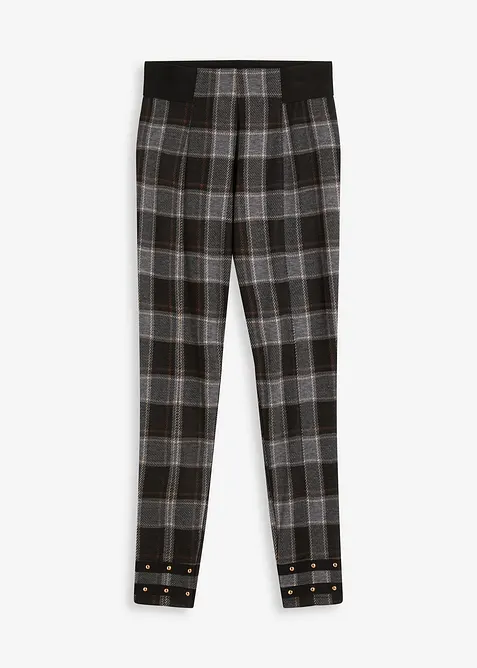 Jeggings med gullfargede nagler, bonprix