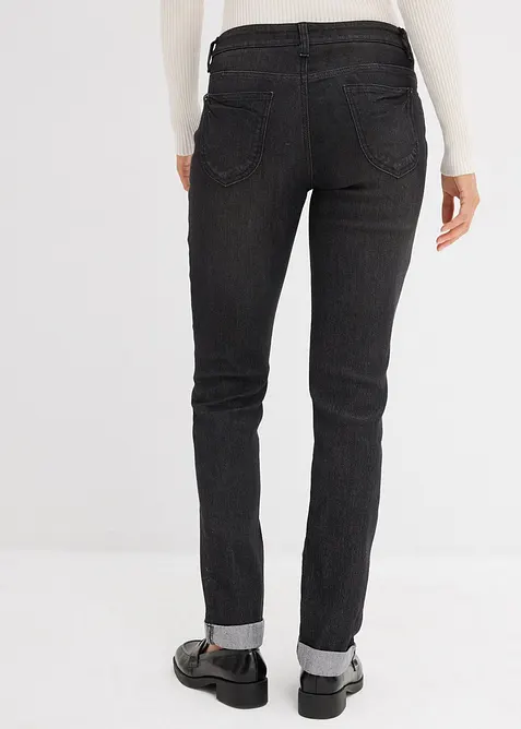 Straight-jeans Mid Waist, Stretch, bonprix