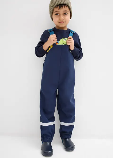 Vannavstøtende, varmende softshell-regnbukse, bonprix