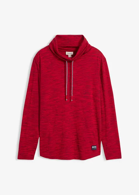 Langermet overdel med sjalskrage, bonprix