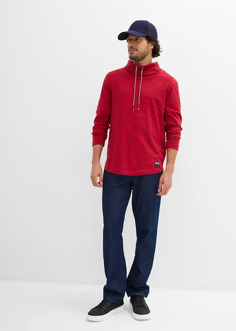 Langermet overdel med sjalskrage, bonprix