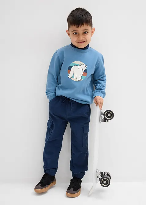 Varmende, Regular Fit-cargo pull on-bukse, bonprix