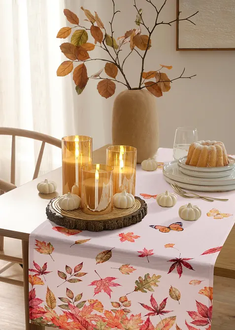 Bordl&oslash;per med h&oslash;stmotiv, bonprix