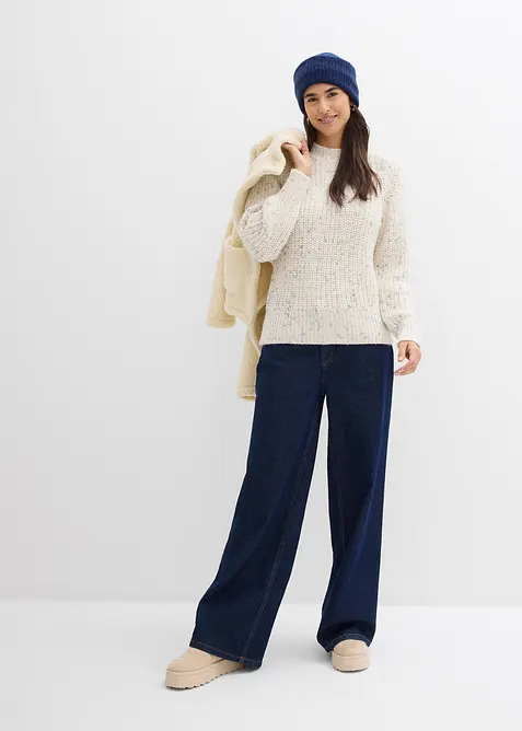 Grovstrikket genser, bonprix