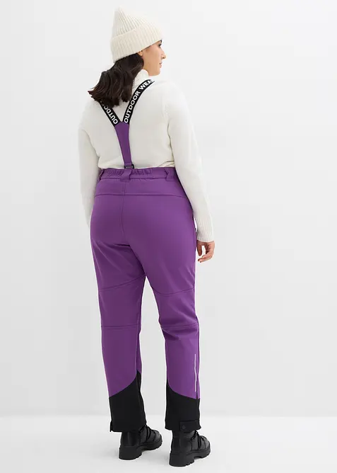 Funksjonsbukse i softshell med stretch, vannavstøtende, bonprix