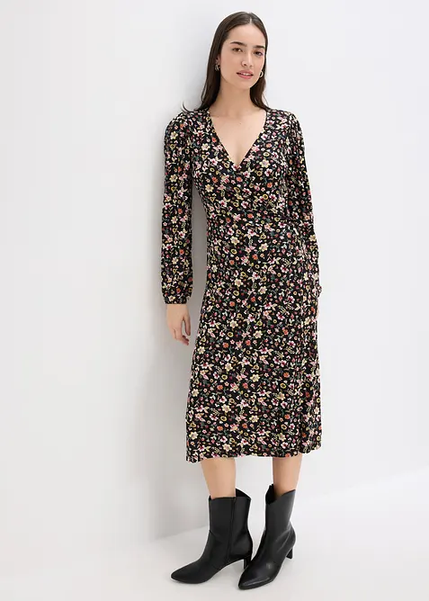 Jerseykjole i viskosemiks, bonprix