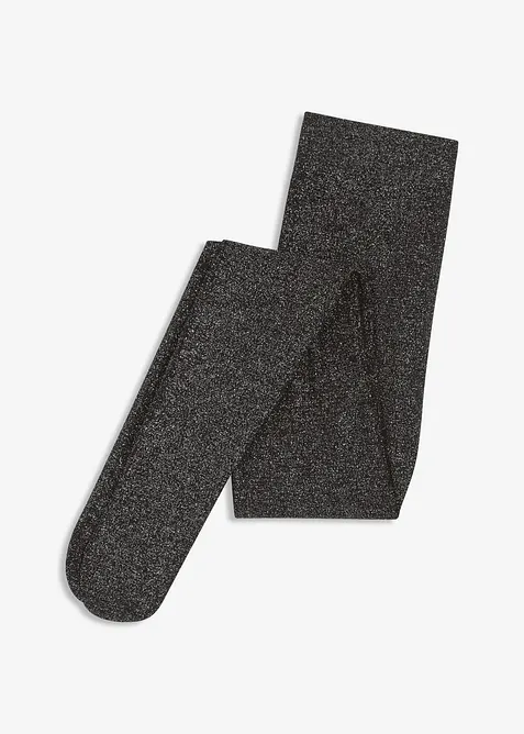 Varmende strømpebukse i glitrende fleecemateriale, bonprix