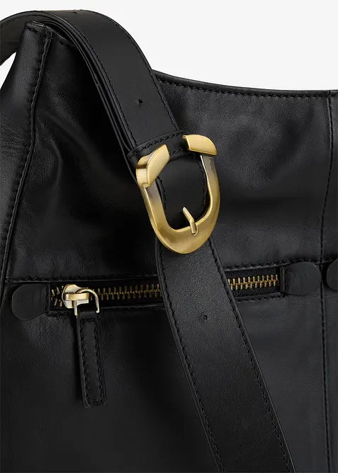 Håndveske i skinn, bonprix