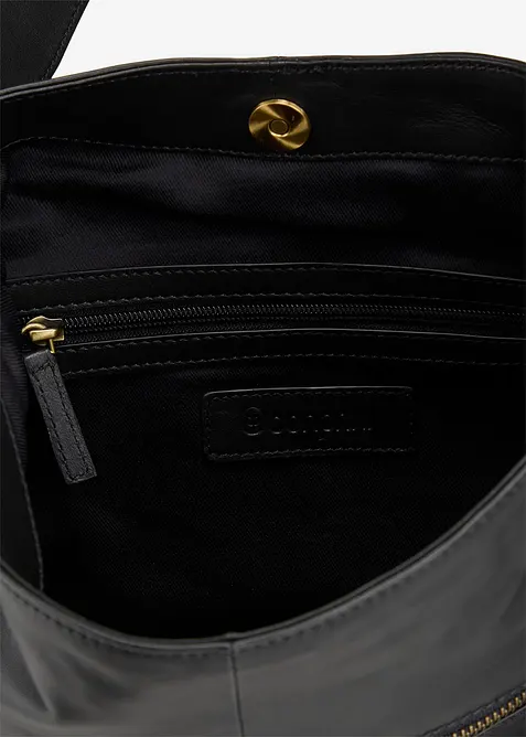 Håndveske i skinn, bonprix