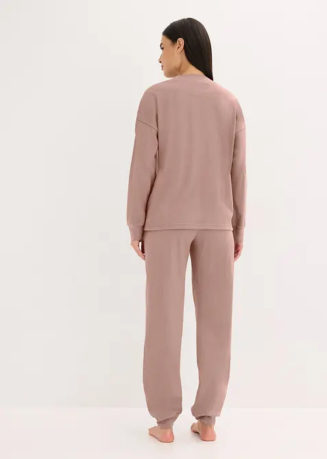 Loungewear-kosedress i myk bomull, oversized, bonprix