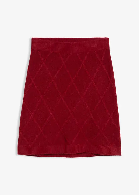 Kabelstrikket skjørt, bonprix