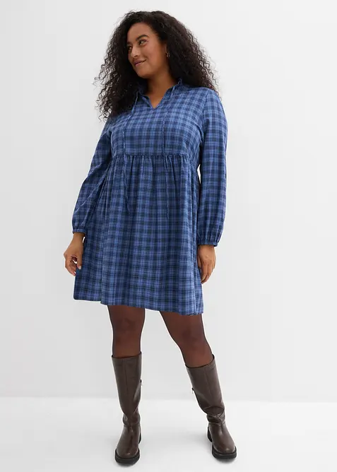 Tunikakjole i 100% bomull, bonprix