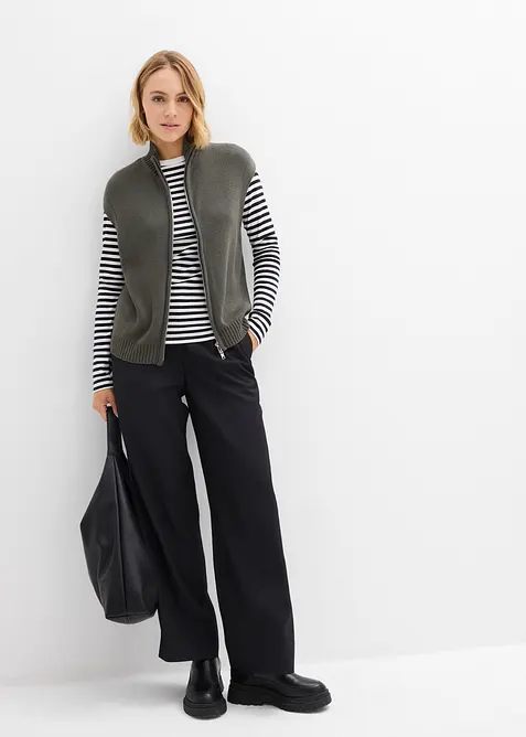 Strikket vest, bonprix