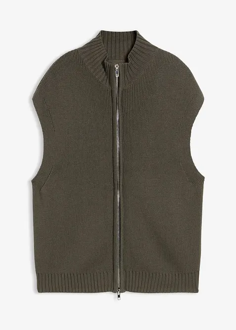 Strikket vest, bonprix