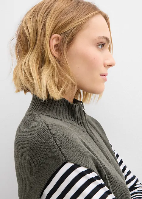 Strikket vest, bonprix