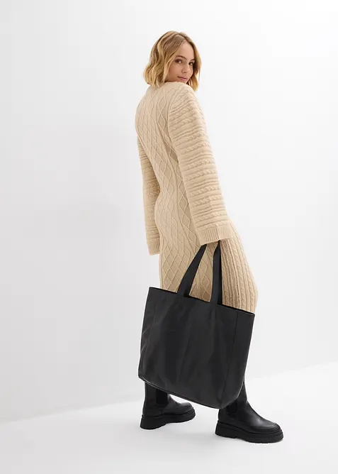 Strikket midikjole, bonprix