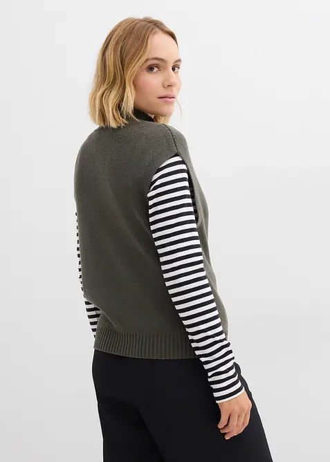 Strikket vest, bonprix
