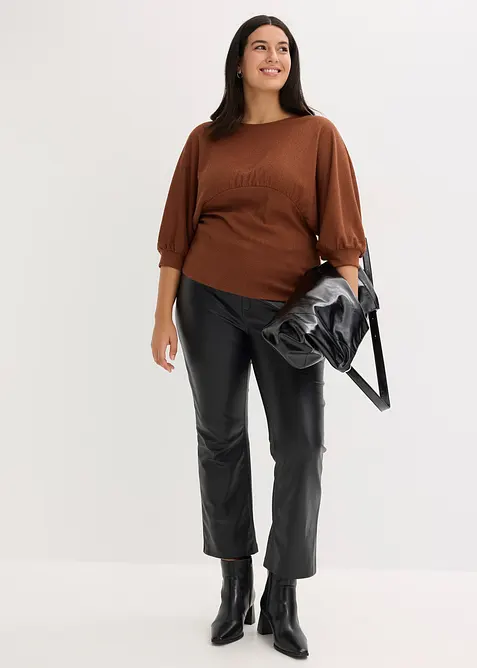 Bukse i imitert skinn, bonprix