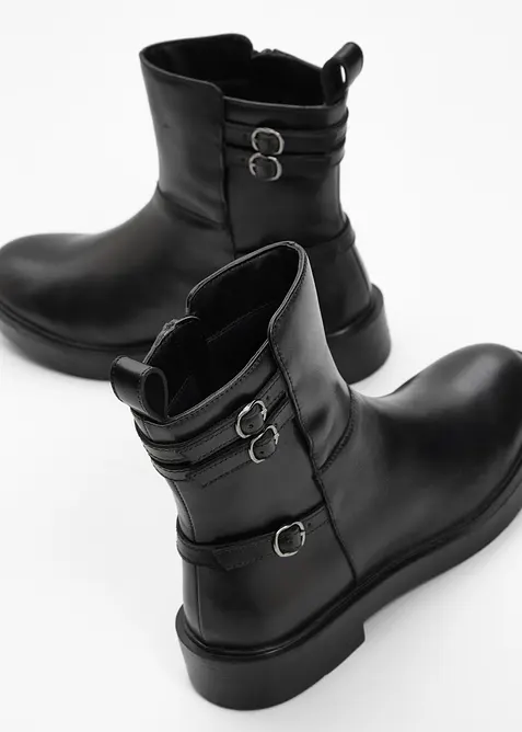 Boots av skinn, bonprix