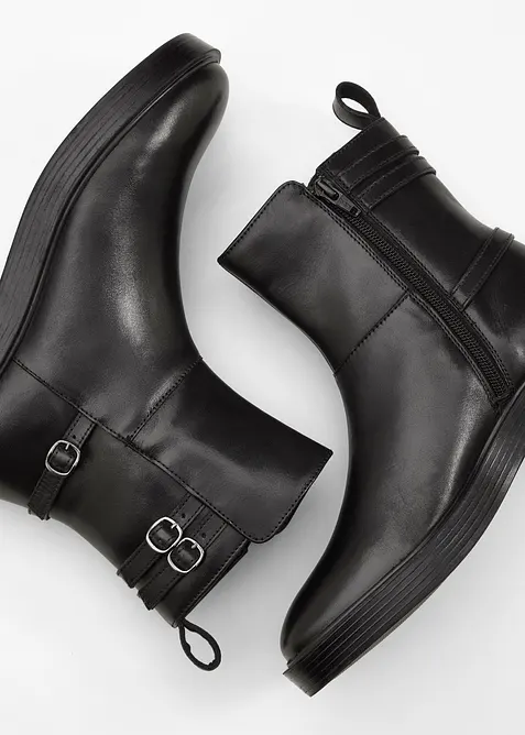 Boots av skinn, bonprix