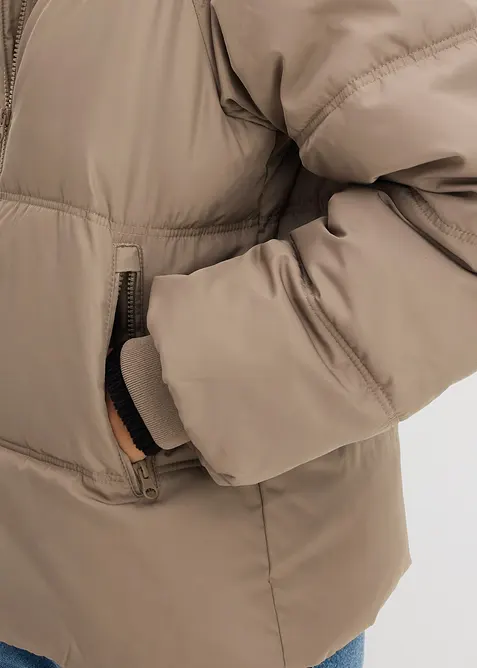 Oversized, vattert jakke, bonprix