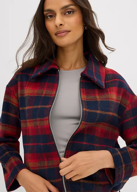 Bombejakke i ullstil, bonprix