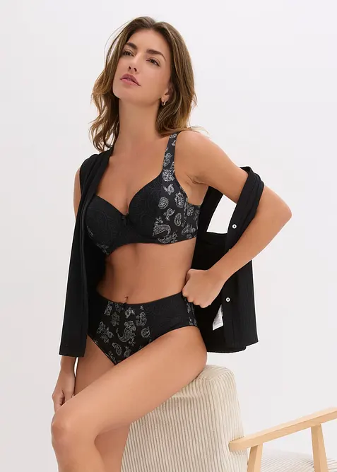 Maxitruse med delikat blonde (2-pack), bonprix