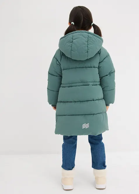 Varmt fôret boblekåpe med refleksdetaljer, bonprix