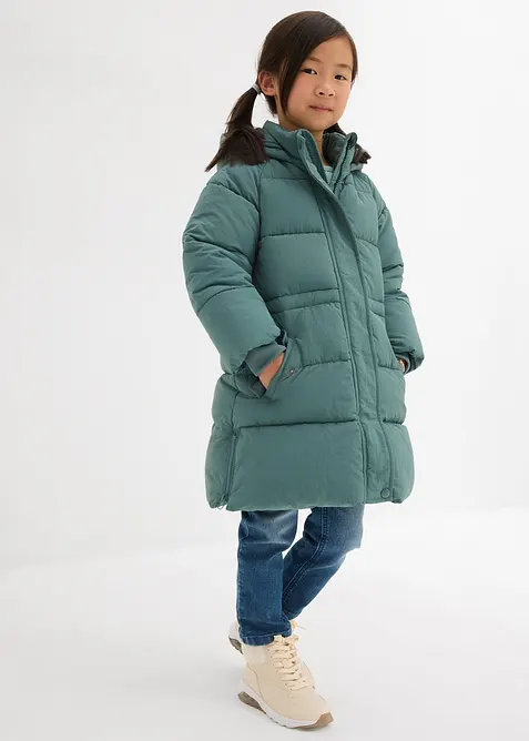 Varmt fôret boblekåpe med refleksdetaljer, bonprix