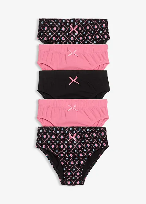 Truse med myk, økologisk bomull (5-pack), bonprix