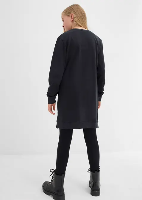 Sweathirtkjole i 100% økologisk bomull, bonprix