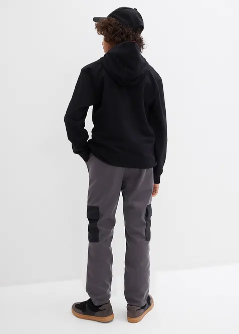 Softshell-cargobukse, regulerbar linning, bonprix