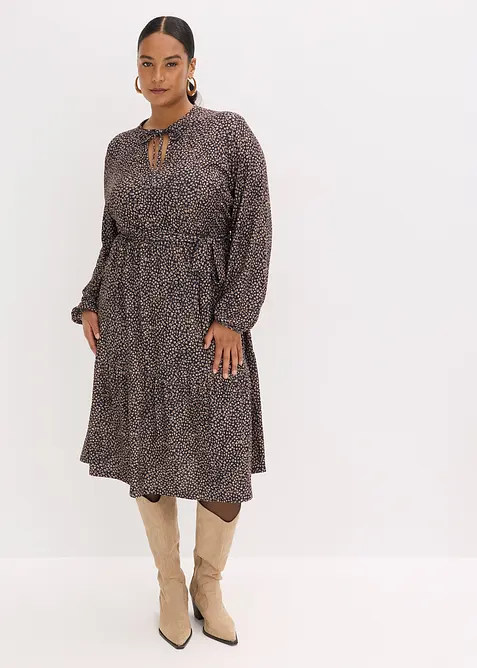 Legglang jerseykjole, bonprix