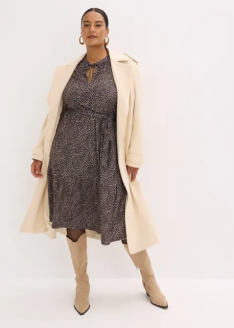 Legglang jerseykjole, bonprix