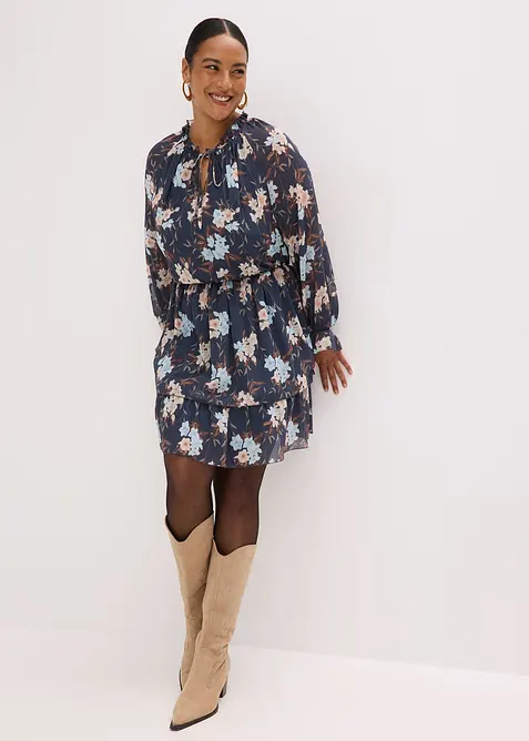 Chiffonkjole, bonprix